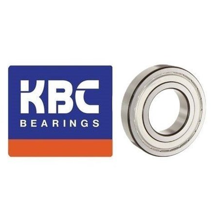 KBC Ball Bearing, 35mm x 72mm x 17mm, single row deep groove ball bearing, two shields, C3 Fit 6207-ZZ KBC